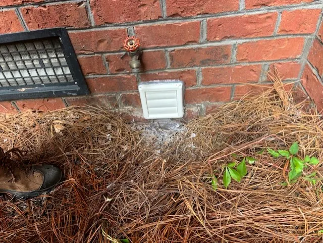 Obstructed dryer vent
